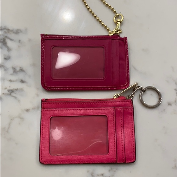 Coach Wristlet and Two Card Case Keychains - Picture 4 of 4